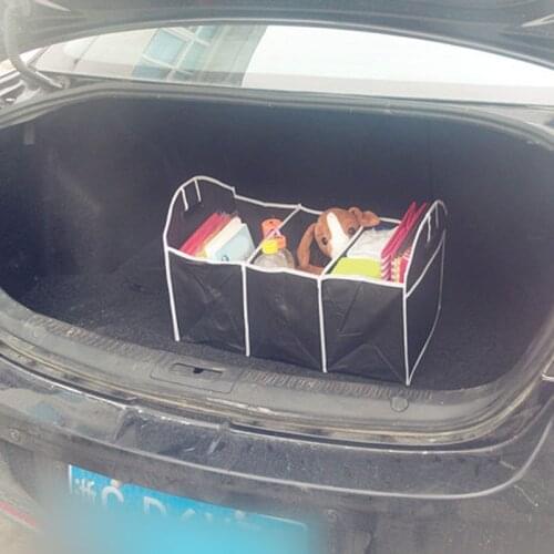 Car Multi-Pocket Organizer Large Capacity Folding Storage Bag Trunk Stowing and Tidying for Hyundai Sonata,Verna,Solaris,Elantra
