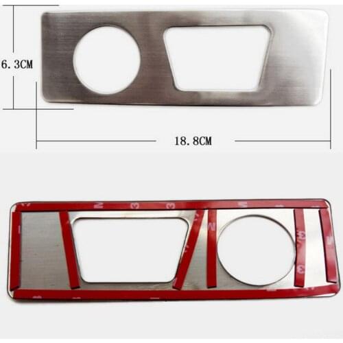Auto accessories stainless steel interior Cigarette lighter decorative cover overlay For Hyundai IX35 2013-2015