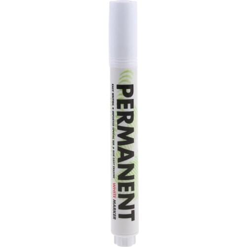 White Marker Pen Paint Oil Car Tire Marker Pen Waterproof Paint Graffiti Pen