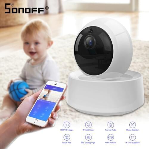 SONOFF GK-200MP2-B 1080P HD Wifi Wireless IP Security Camera IR Night Vision Tow-way Audio Surveillance Cameras Baby Monitor