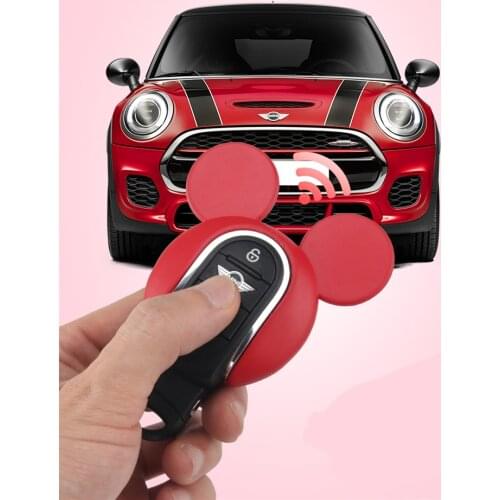 Diamond Keychain Decorating Fashion Key Case Cover Car Accessories For Miky Styling BMW Mini Cooper S JCW One F54 F55 F56 F60