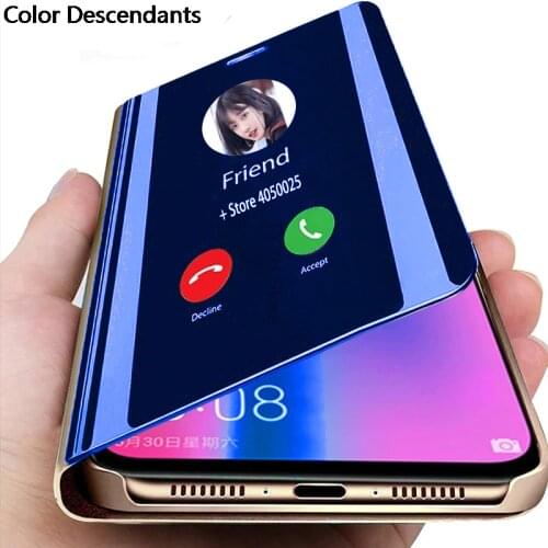 Luxury Smart Mirror Case For Xiaomi Redmi 6 Cases Fundas Magnetic Leather Flip Cover For Xaomi Xiomi Red Mi Redmi 6 Redmi6 6A