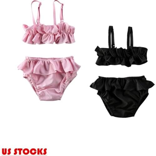 Citgeett Summer Cute 1-5Years Infant Baby Girls Kid Sling Swimwear Swimsuit Swimming Costume Summer Outfits Set