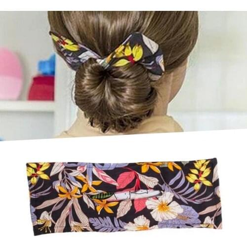 French Hair Curler Magic Hair Bun Maker Twist Convenient Cotton Wig Curler Roller Braider Headband Hairpin Women Child Headwear