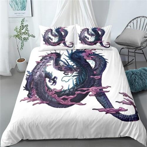 3D serpent printed bedding set comforter bedclothes bed linen duvet covers 120g high grade fabric bedding set
