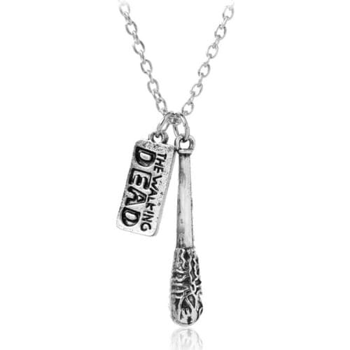 New Movie THE WALKING DEAD Logo Pendant Necklace Vintage Antique Charms Necklace For Gifts