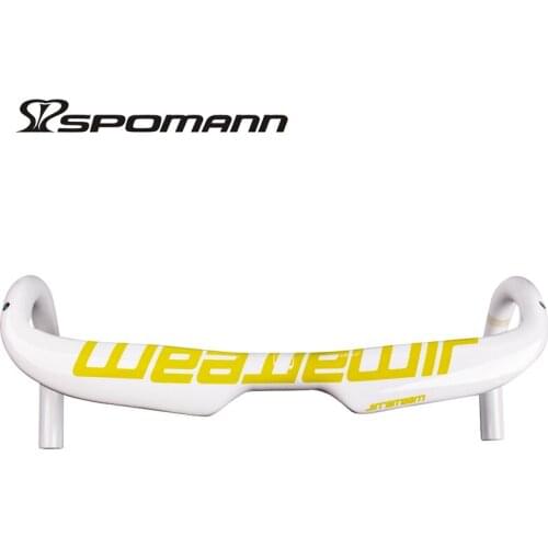 Full carbon handlebar road bike piant white/piant red 31.8*400/420/440mm bicycle handlebar Multiple colors handlebar tape