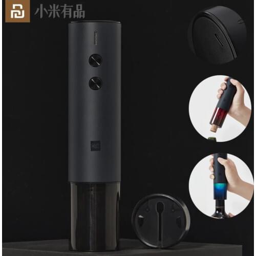 Portable Xiaomi Huo Hou Electric Wine Bottle Opener System Small Beautiful Fast Accurate High Hardness USB Charging Low Noise