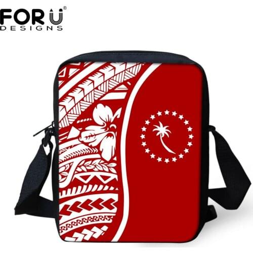 FORUDESIGNS Casual Women Small Shoulder Bag Ladies Messenger Bags Chuuk Polynesian Designer Teen Girls Crossbody Bags Sac A Main