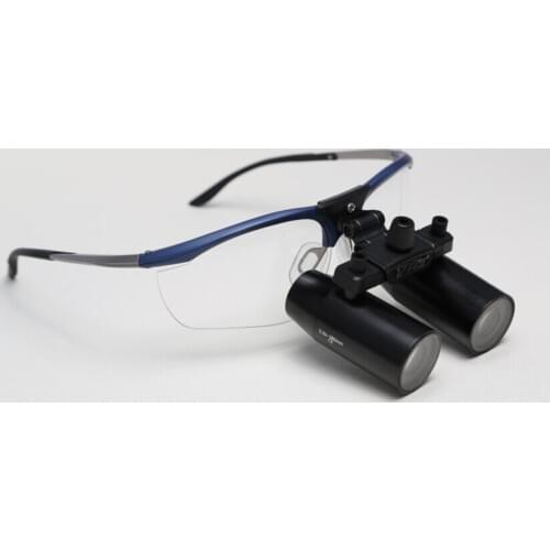 TAOS 4.0X Prismatic dental loupes Binocular magnifing glass dental surgical medical loupes with led headlight