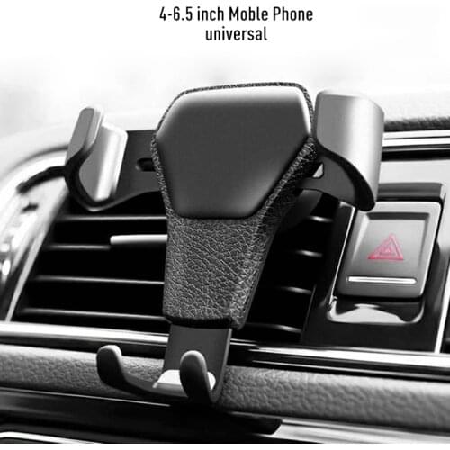 Gravity Car Mount Anti-fall For Mobile Phone Holder Car Air Vent Clip Stand Cell Phone GPS Support For IPhone 11 XS X Samsung