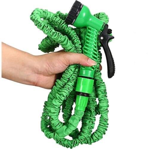 25FT 50F100FT Garden Hose Expandable Magic Flexible Water Hose EU Hose Plastic Hoses Pipe With Spray Gun To Watering Hot Selling