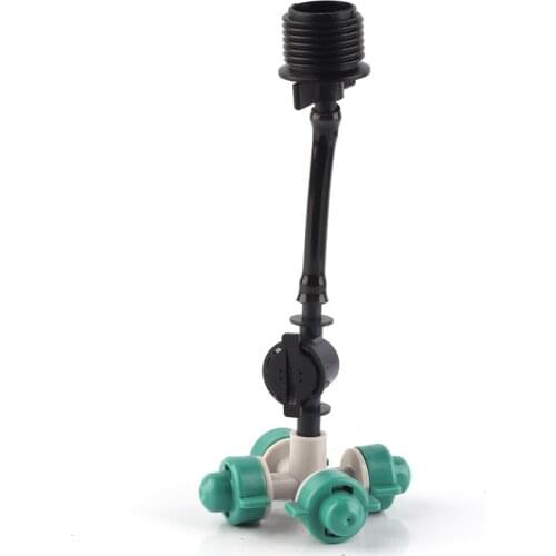 Foggy Sprinkler Irrigation System Atomized sprinkler 6mm Green Sprinkler Garden Irrigation 4/7mm Hose Connector 5-50sets