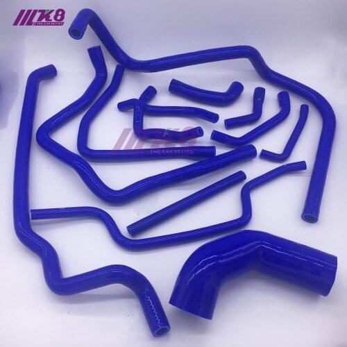 Silicone Radiator Hose For VESPA GTS300 (13Pcs) Red/Blue/Black