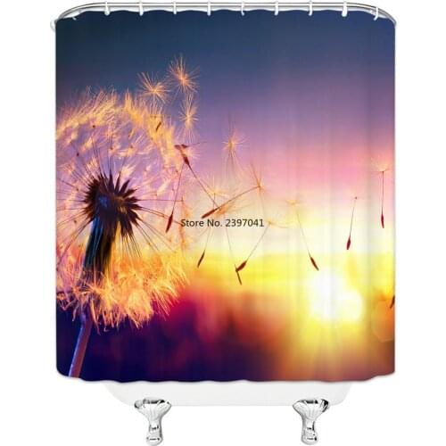 Green Plants Scenery Waterproof Shower Curtains Bathroom Curtains 3d Print Shower Curtain With Hooks Fabric Shower Curtain