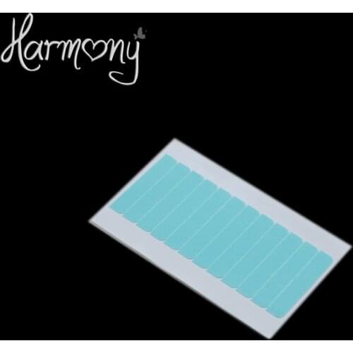 1 sheets 12pcs 4cm*0.8cm SUPER HAIR TAPE Adhesive Double Side Tape for remy human hair, tools for hair extension