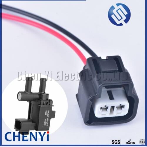 2 Pin automotive waterproof plug FICD Valve Vacuum Solenoid Switch Socket Connector for TOYOTA Denso for 192000-3130 with wires