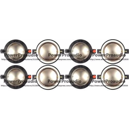 8PCS High Quality Titanium Diaphragm For B&C DE750TN Voice Coil 74.5mm repair kit for Speakers replacement 8 Ohm or 16ohm