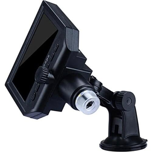 8 LED Beads 600X HD Microscope 360 Degree Rotating Pluggable Memory Card Maintenance Magnifier Electron Photo Recording BST-G600