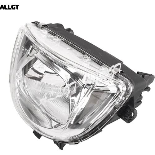 ALLGT For Motorcycle Front Headlight Assembly for BMW K1200 2005 2006 2007 2008 2009 Clear