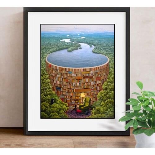 Diamond Mosaic"Scenery"Patterns Rhinestone Handmade Kits,Diamond Painting Cross Stitch Crystal Embroidery Home Decoration