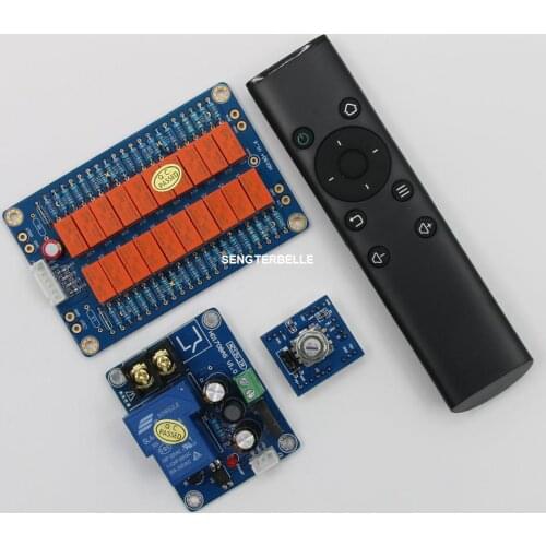 Hifi Remote Relay Resistance Volume Control Board Encoder Passive Preamp Board No Dispaly