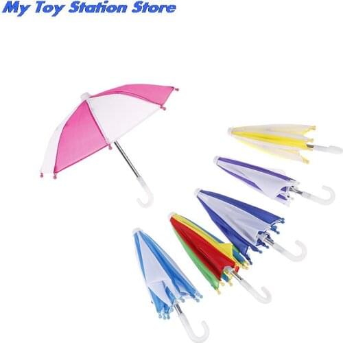 Mini Umbrella Rain For baby Doll Life Journey Dolls Accessory Birthday Gift For Dollhouse Decor