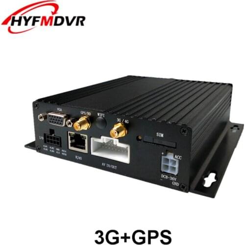 3G GPS Mobile DVR Remote Video Surveillance Host CMSV6 Monitoring Platform Semi-trailer / Large Truck / Sanitation Truck