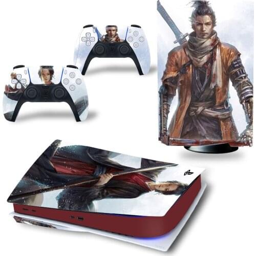 Ninja Style PS5 Standard Disc Edition Skin Sticker Decal Cover for PlayStation 5 Console & Controller PS5 Skin Sticker Vinyl
