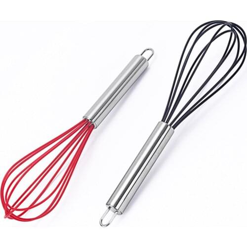 Stainless Steel Egg Beater Hand Whisk Mixer Kitchen Tools Milk Cream Butter Blender