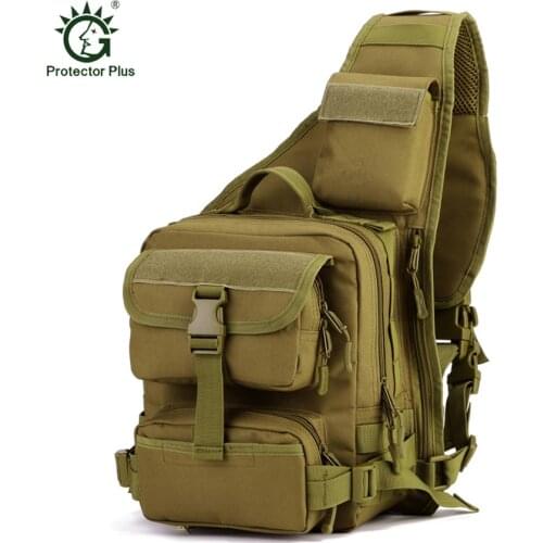 High Quality Men 1000D Nylon Tactical Military Travel Riding Cross Body Messenger Shoulder Backpack Sling Chest Waterproof Bag