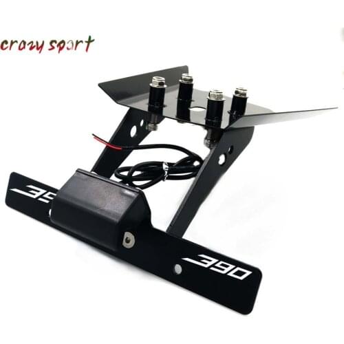 License Plate Holder For KTM DUKE 390 250 18-20 19 Motorcycle Fender Eliminator Registration Bracket LED Light
