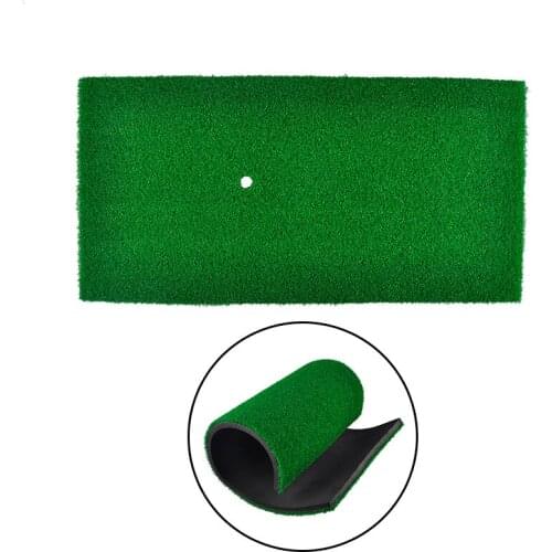 Pgm Indoor Backyard Golf Mat Training Hitting Pad Practice Rubber Tee Holder Grass Mat Grassroots Green Aid Cushion Golf Tool