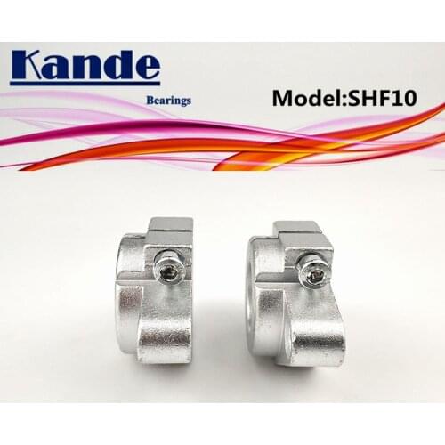 Kande Bearings 4pcs SHF10 10mm bearing shaft support rod round shaft support DIY XYZ Table CNC 3D PrinterS SHF SHF10