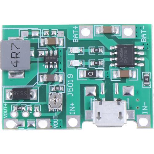 3.7V 9V 5V 2A Adjustable Step Up 18650 Lithium Battery Charging Discharge Integrated Module