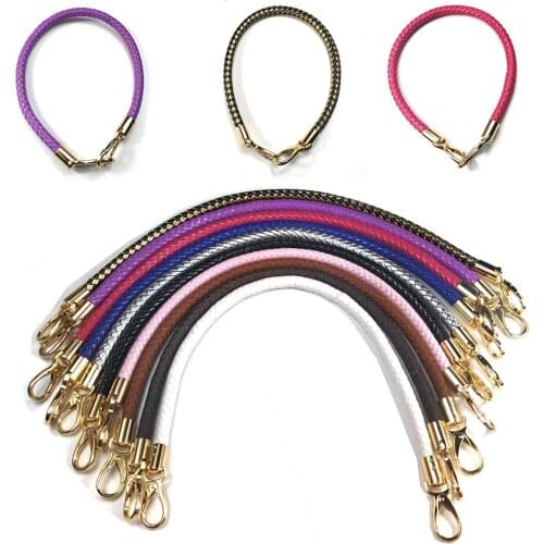 23 inch PU Leather Bag Strap Detachable Replacement Shoulder Belts Rope Handles For Bags Handbags DIY Bag Accessories Parts