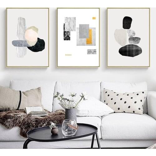 Nordic Decoration Abstract Wall Art Canvas Painting Modern Minimalist Poster print Decorative Picture for Living Room Home Decor