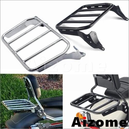 Motorcycle Uprights Sissy Bar Sport Luggage Rack Carrier for Harley Fat Boy FLFB Breakout FXBR 2018-19 114 FLFBS FXBRS 18-2020