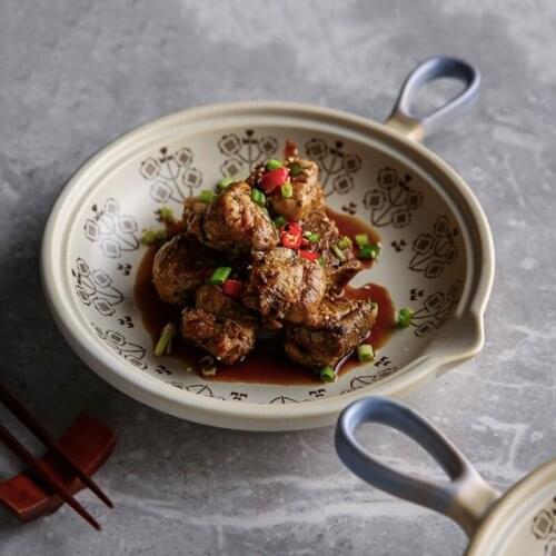 Salad Plate Dinner Dish With Handel Nordic Steak Plates Home Hotel Ceramic Food Dishes Tray Pasta Hotel Dish Tableware