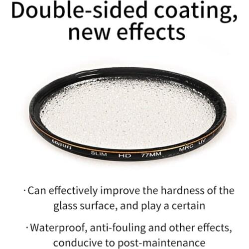 Shipping camera uv mirror 70D 6D 5D 18-24-55-105-135-200-250mm MC protection lens ultra-thin suitable for Canon Nikon Sony Fuji