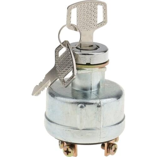 Universal 6 Terminal Ignition Lock Cylinder Control Switch for Agricultural Vehicle Forklift