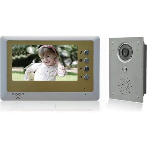 7 inch Color Monitor Hands-free Intercom Video Door Phone