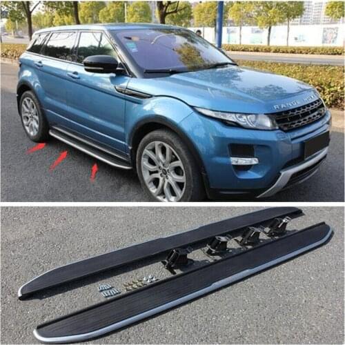 High Quality Aluminum Alloy Running Boards Side Step Bar Pedals Fits For LAND ROVER RANGE ROVER EVOQUE 2012-2019