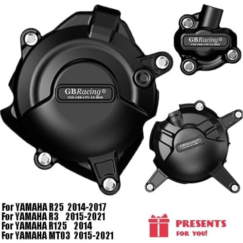 Motorcycles Engine Cover Protection For YAMAHA R3 R25& MT-03 2015 16 17 2018 2019 2020 For GB Racing Engine Covers Protectors