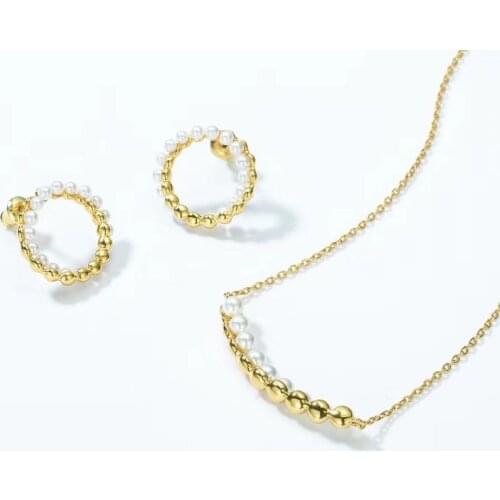 2021 Simple Fashion Hot Seller Crystal - Enclost Banquet And Party Jewelry Three-Piece Set