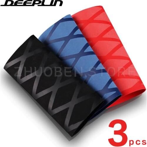 3pcs Table Tennis Rackets for Overgrip Handle Tape Heat-shrinkable Ping Pong Set Bat Grips Sweatband Accessories