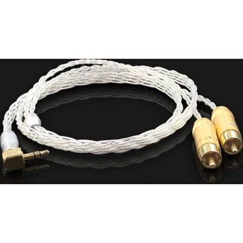 Audio cable HIFI speaker cable connecting cable 3.5mm to RCA audio cable 1 / 2 double lotus signal cable
