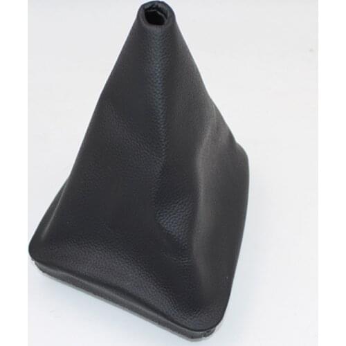 Car Gear stick Manual Gearshift Gear Shift Lever Stick Knob Shifter Collars Gaiter Gaitor Boot Cover Case For BMW E46