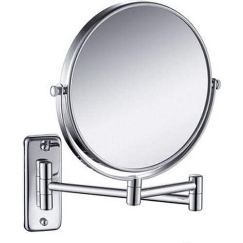8' double side antique bathroom mirror, 3x magnification copper wall mounted makeup mirror BM001
