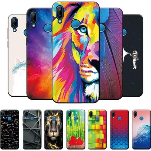 Case For Huawei P20 Lite Case Huawei Nova 3e Cartoon Cute Cover Bumper on Huawei P20 Lite Nova 3E Shockproof Silicone Phone Case
